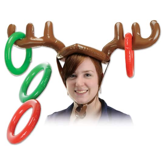Beistle 27" Inflatable Reindeer Ring Toss